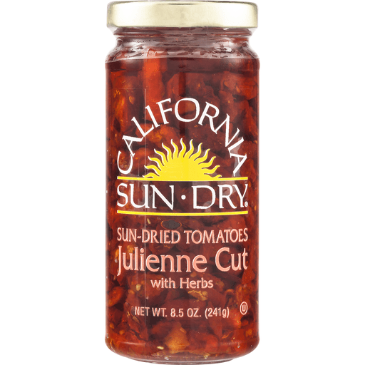 slide 8 of 8, California Sun Dry Sun-Dried Tomatoes Julienne Cut with Herbs, 8.5 oz