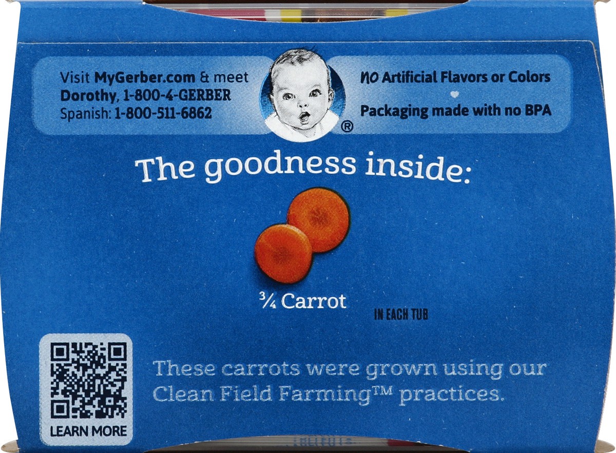 slide 2 of 6, Gerber Carrot 2 ea, 2 ct