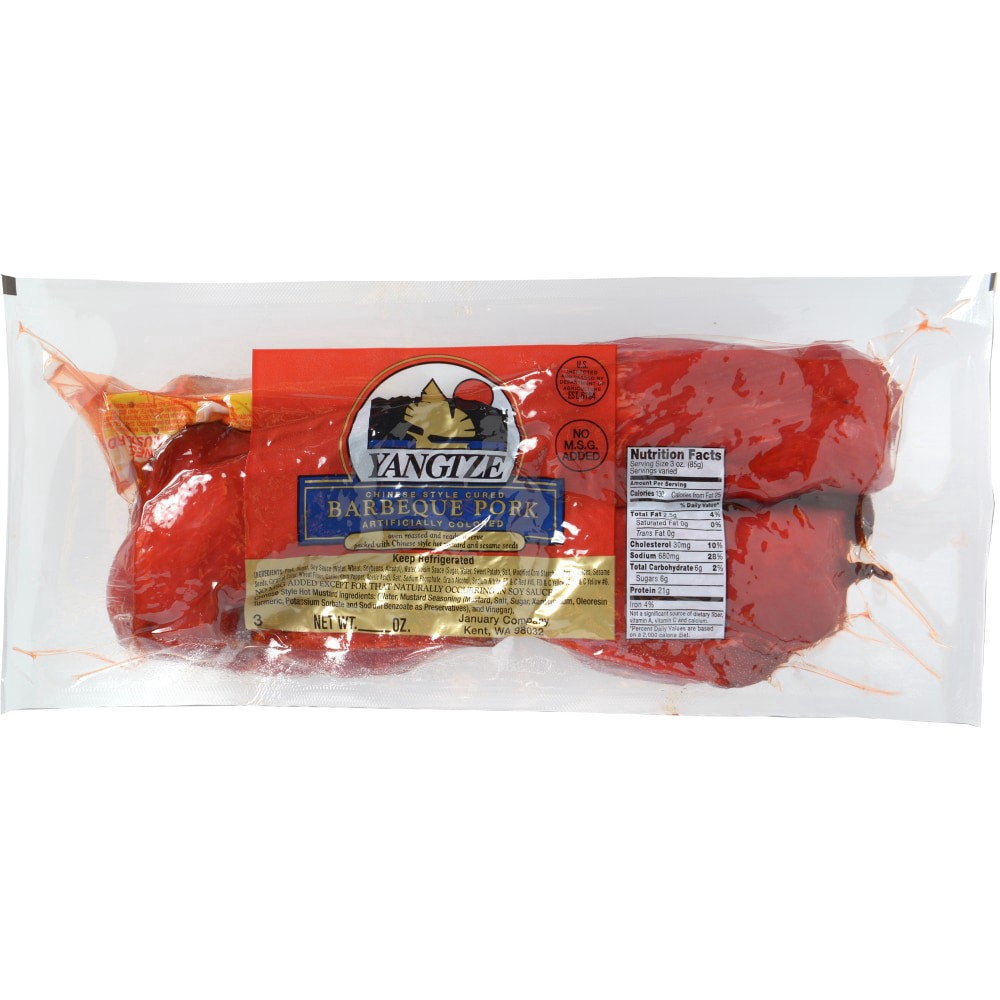 slide 1 of 1, Yangtze Bbq Pork With Mustard & Sesame, 28 oz