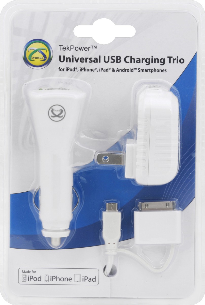 slide 2 of 2, Symtek USB Charging Trio 1 ea, 1 set