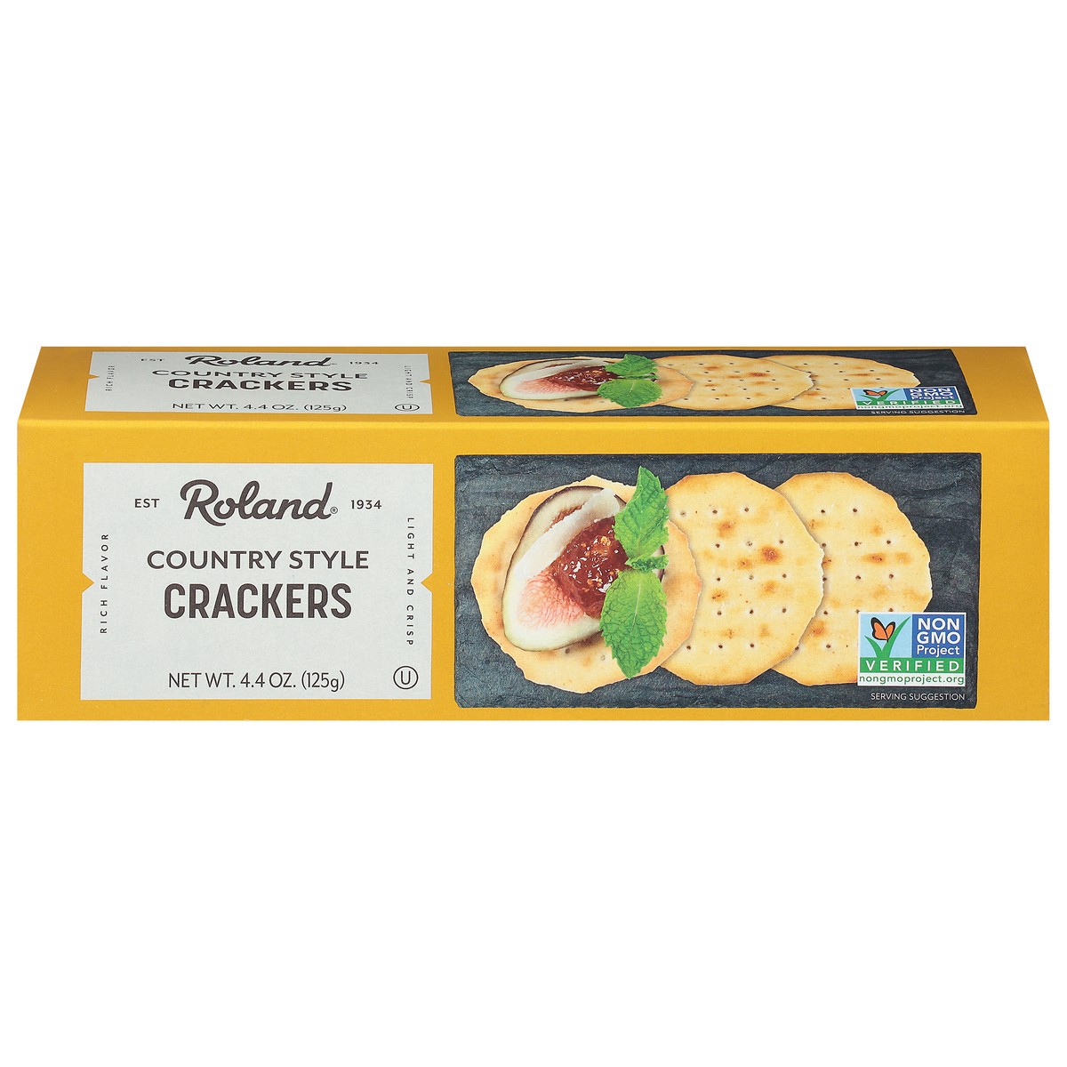 slide 9 of 9, Roland Country Style Crackers 4.4 oz, 4.4 oz