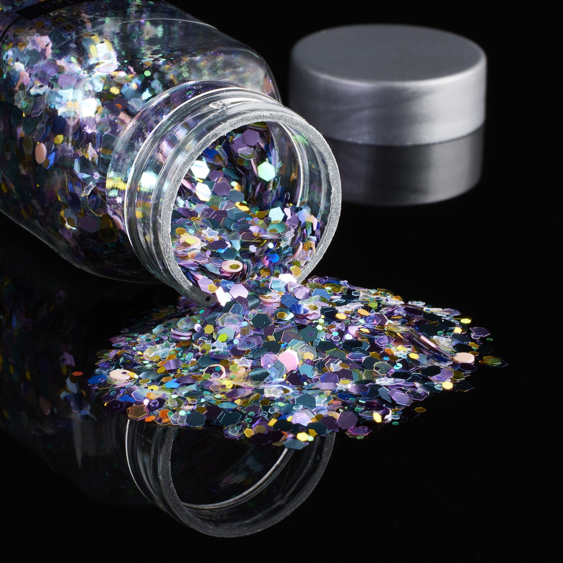 slide 3 of 3, Magical Chunky Glitter Mix By Recollections, 1 oz