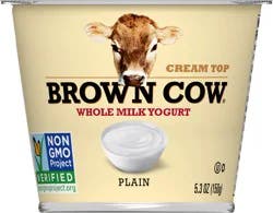 Brown Cow Whole Milk Plain Yogurt 5.3 oz
