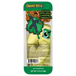 Dippin' Stix Sliced Apples & Caramel with Peanuts, 2.75 oz