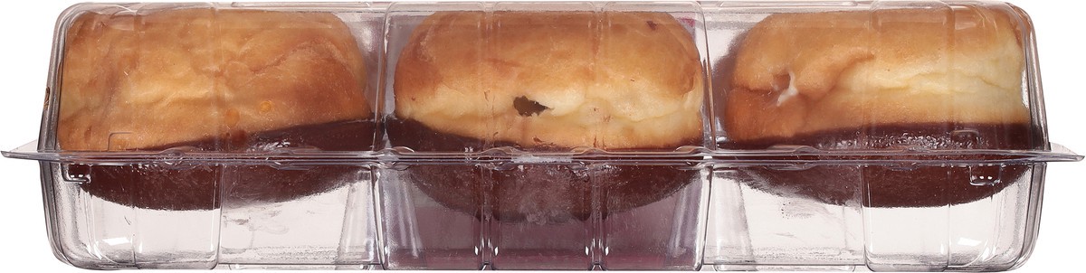 slide 11 of 15, Sweet P's Bake Shop Chocolate Boston Cream Donuts Mini 6 ea, 6 ct