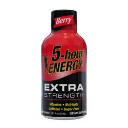 5-hour ENERGY Shot, Extra Strength, Berry - 1.93 oz