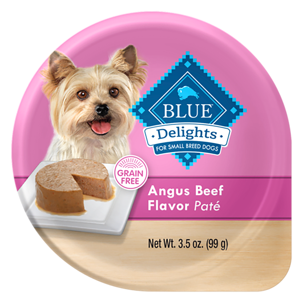 slide 1 of 2, Blue Buffalo Divine Delights Classic Angus Beef Pate - Wet Dog Food, 3.5 oz