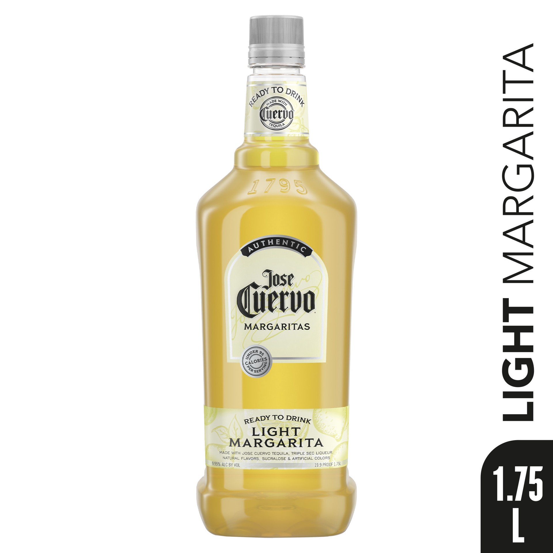 slide 1 of 30, Jose Cuervo Authentic Margarita Classic Lime Light Ready to Drink Cocktail - 1.75 L, 1.75 liter