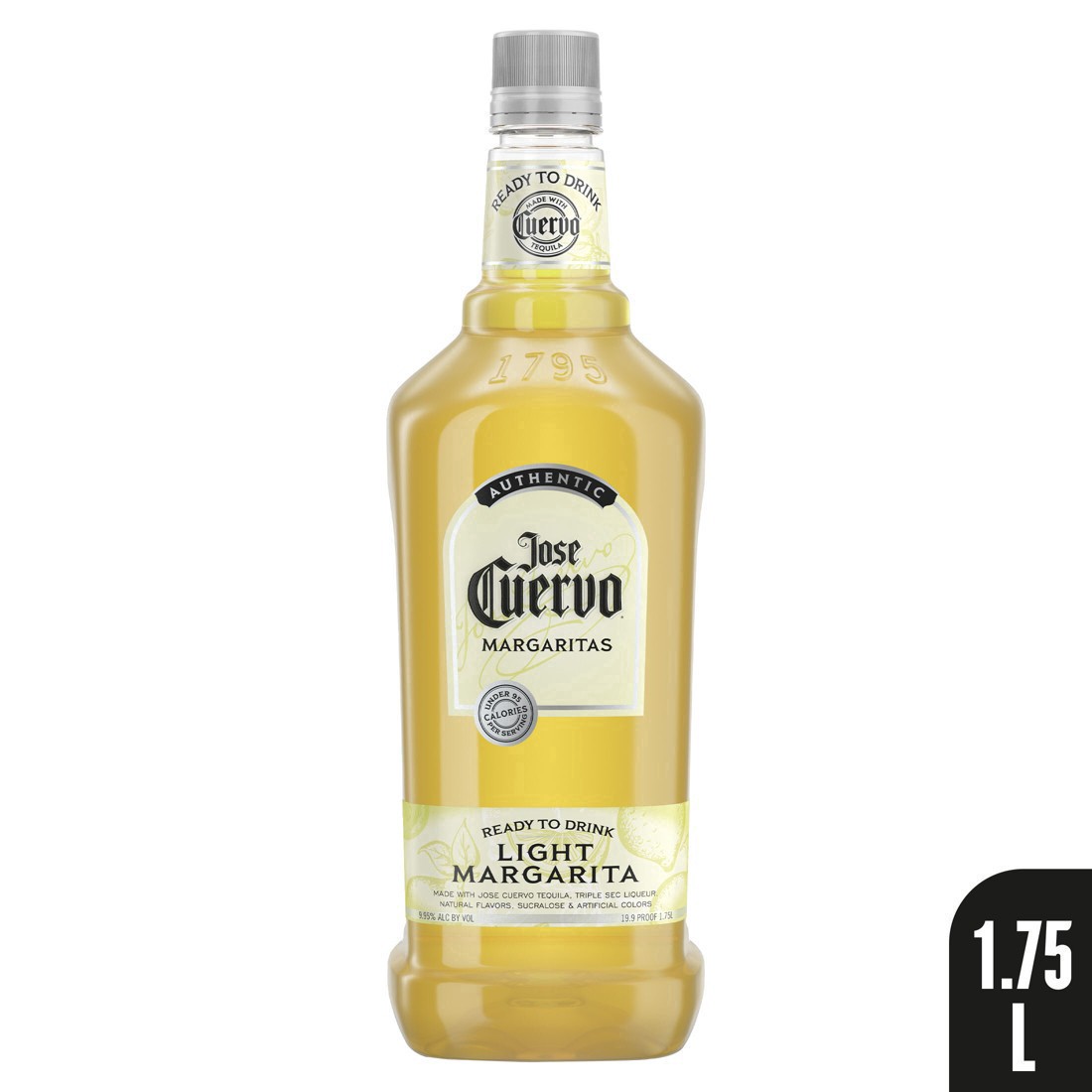 slide 9 of 30, Jose Cuervo Authentic Margarita Classic Lime Light Ready to Drink Cocktail - 1.75 L, 1.75 liter