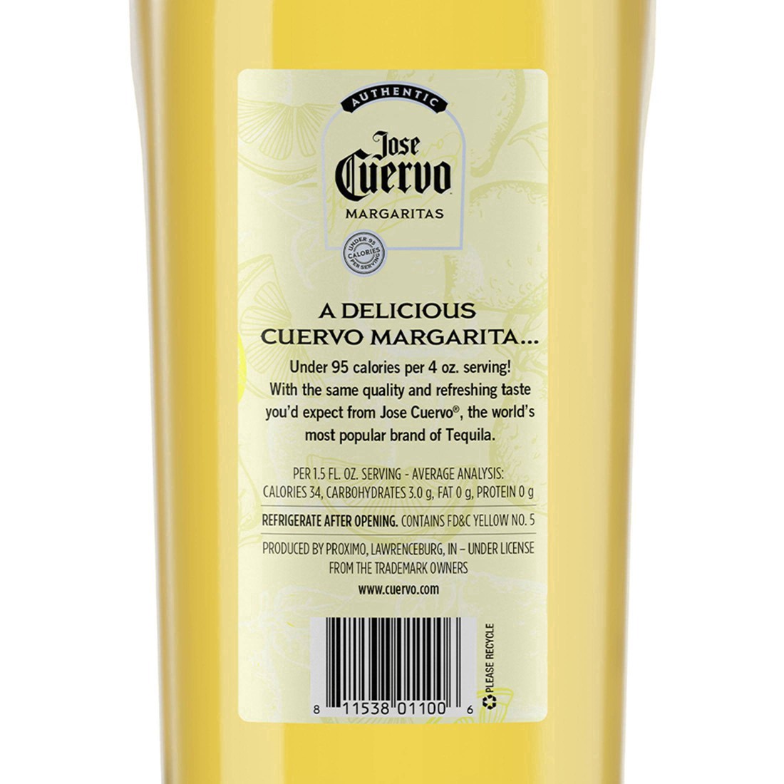 slide 29 of 30, Jose Cuervo Authentic Margarita Classic Lime Light Ready to Drink Cocktail - 1.75 L, 1.75 liter