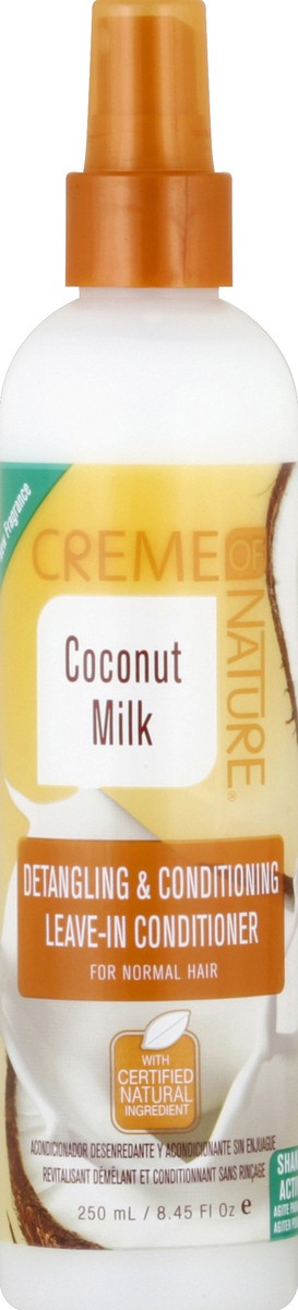 slide 3 of 6, Creme of Nature Coconut Milk Leave In Conditioner, 8.45 fl oz