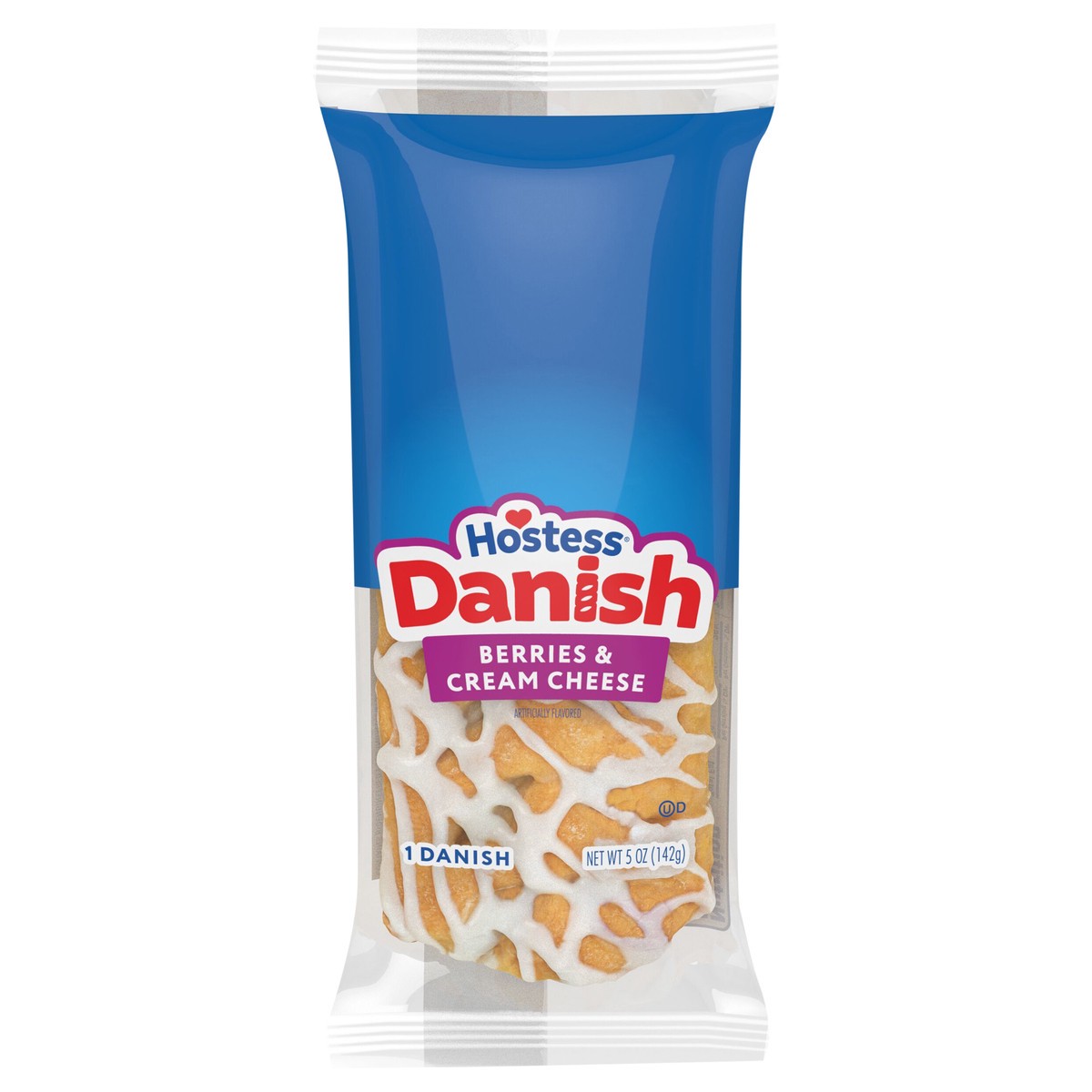 slide 1 of 9, Hostess Berries & Cream Cheese Danish 5 oz, 5 oz