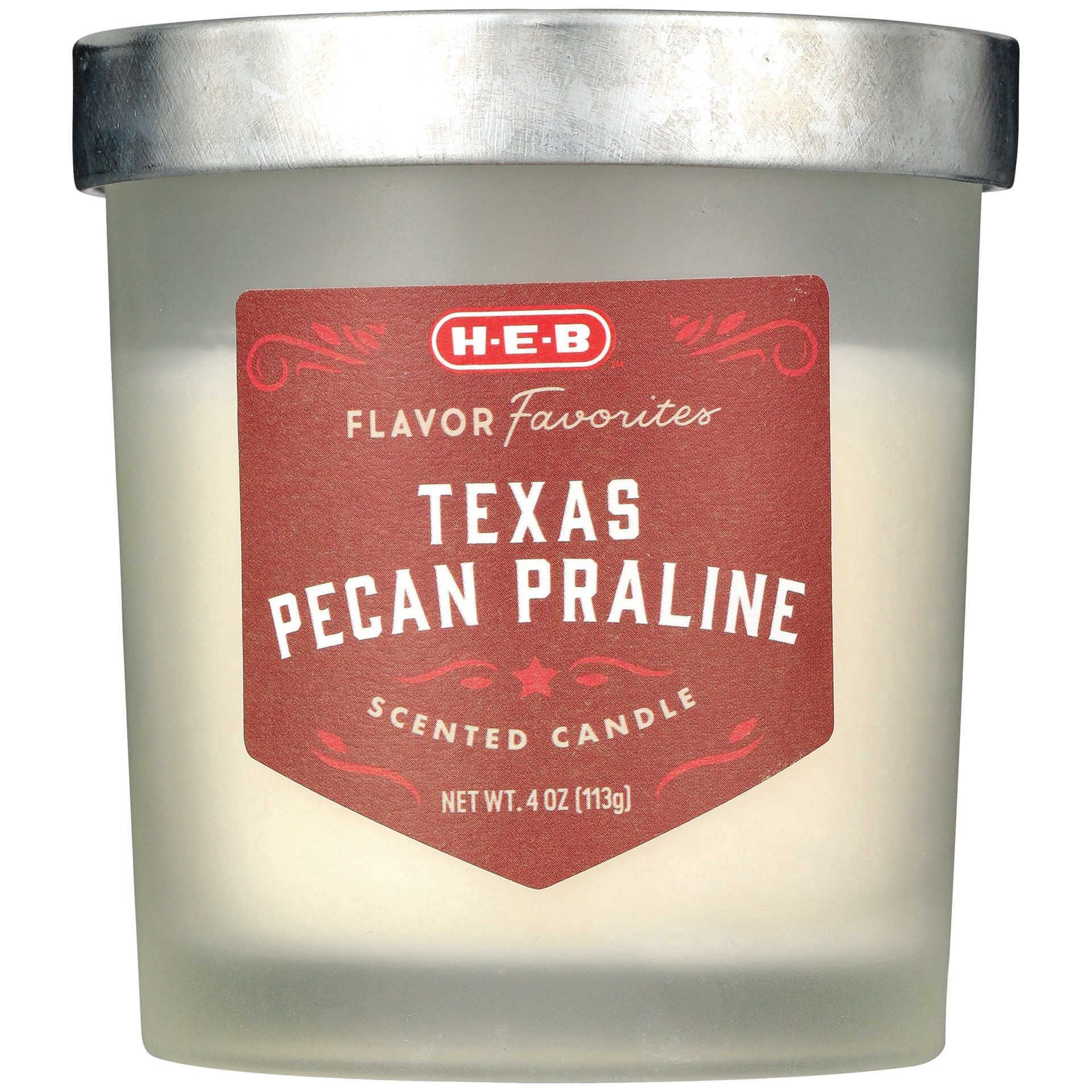 slide 1 of 1, H-E-B Flavor Favorites Texas Pecan Pralines Scented Candle, 4 oz