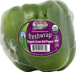 Pero Family Farms Freshwrap Green Organic Bell Pepper 1 ea
