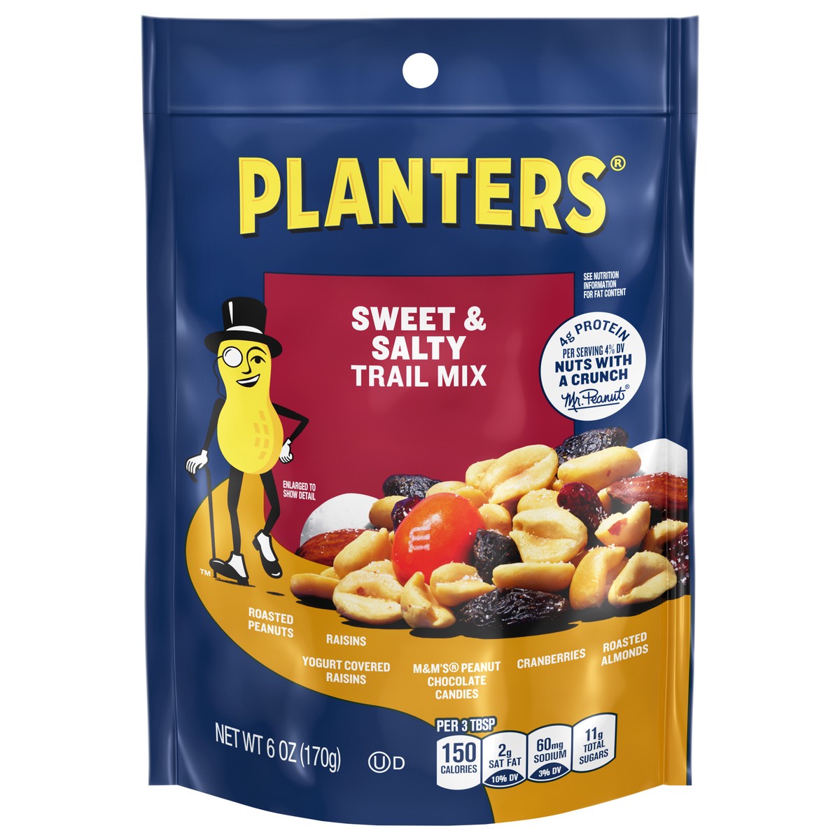 slide 1 of 6, Planters Sweet & Salty Trail Mix 6 oz, 6 oz