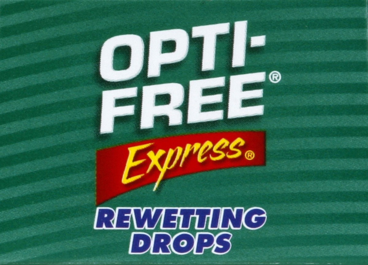 slide 2 of 4, Opti-Free Express Contact Rewetting Drops, 0.67 fl oz