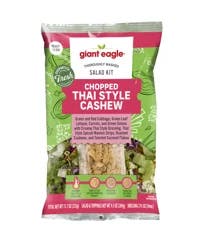 Giant Eagle Salad Kit, Chopped Thai Style Cashew