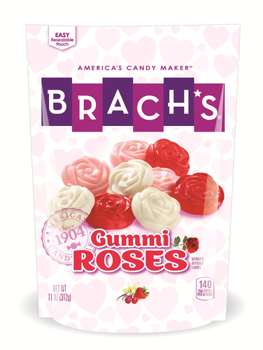 slide 1 of 1, Brach's Valentine Gummi Roses, 11 oz