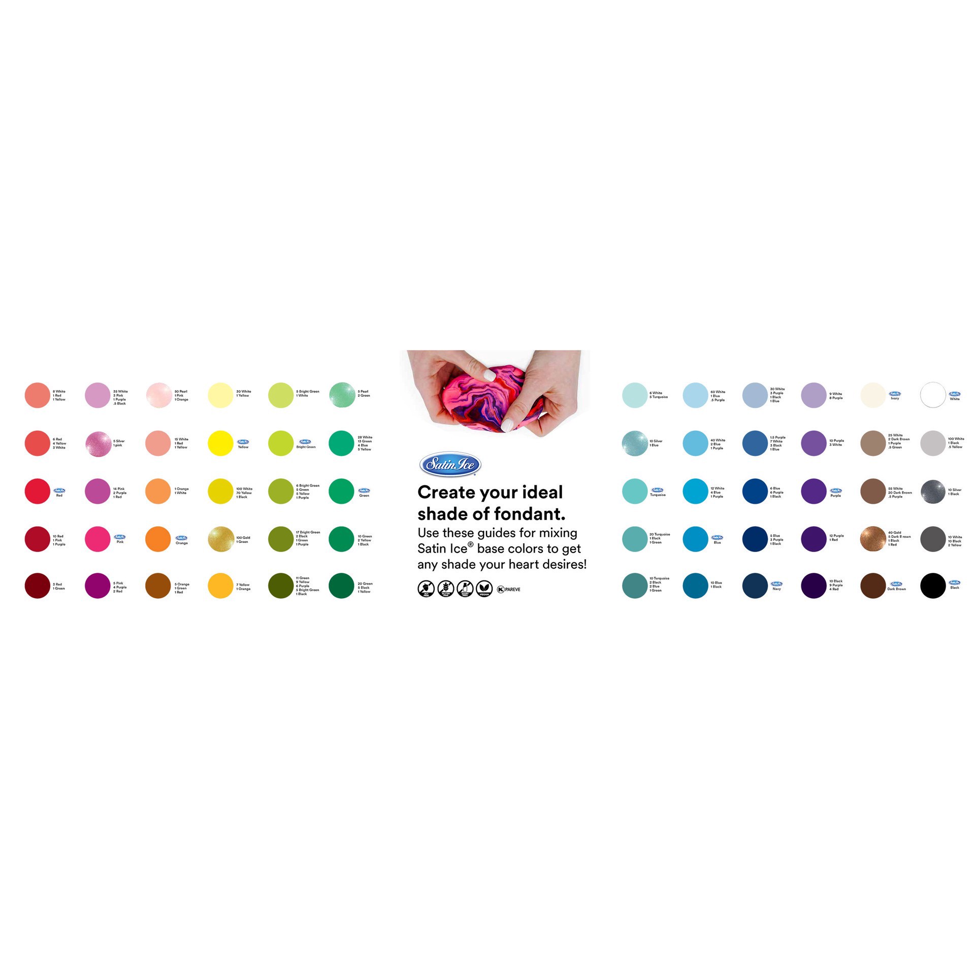 slide 5 of 6, Satin Ice Ready-To-Use Fondant, 4.4oz., 4.4 oz