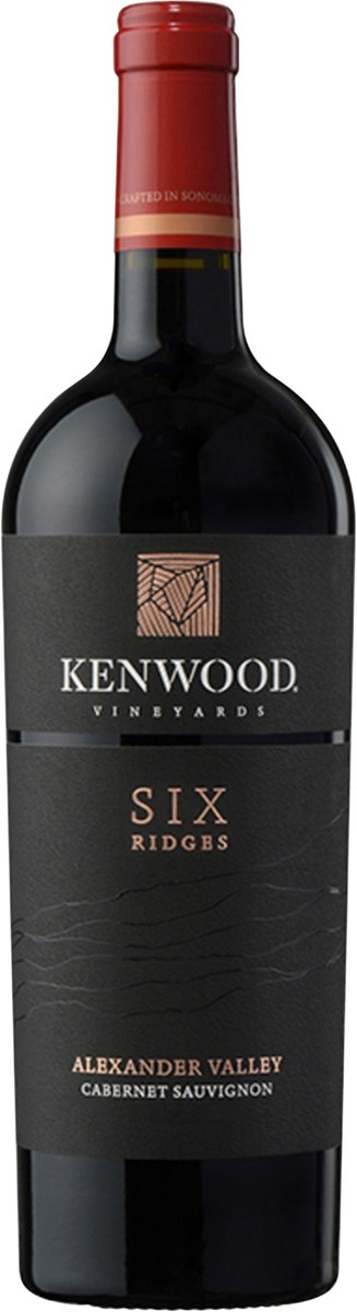 slide 2 of 2, Kenwood Six Ridges Cabernet Sauvignon 750mL Bottle, 750 ml