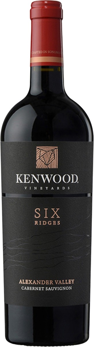 slide 1 of 2, Kenwood Six Ridges Cabernet Sauvignon 750mL Bottle, 750 ml