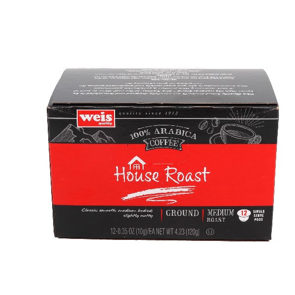 slide 1 of 6, Weis Quality 100% Arabica Medium Roast Single Serve Coffee Cups - 4.23 oz, 4.23 oz