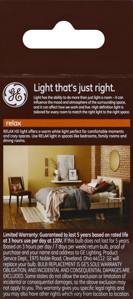 slide 6 of 6, GE Light Bulb 1 ea, 1 ct