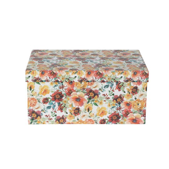 slide 1 of 7, Fall Floral Box By Ashland, 8.35 in x 5.98 in x 5.71 in