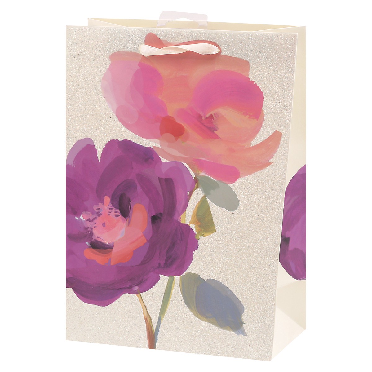 slide 3 of 9, American Greetings Medium Gift Bag (Floral), 1 ct