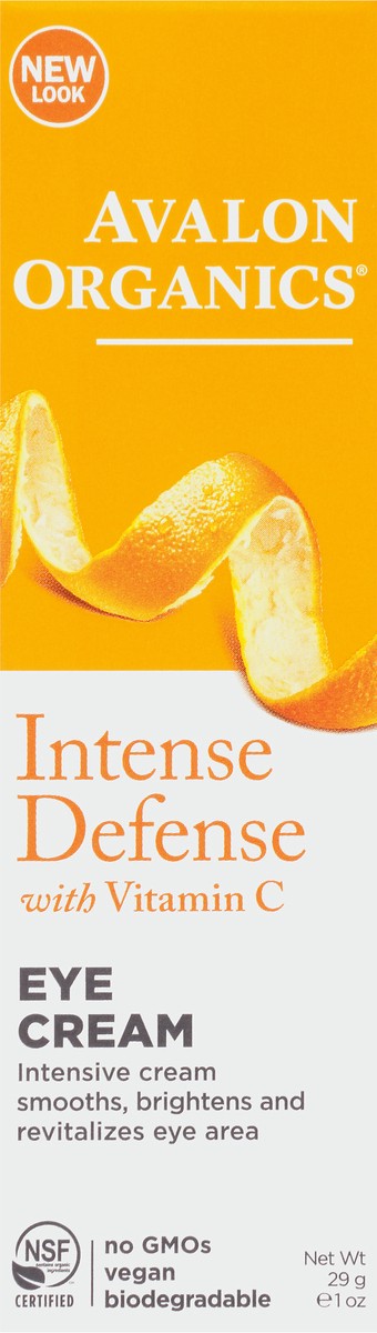 slide 4 of 7, Avalon Organics Intense Defense with Vitamin C Eye Cream 29 gr, 29 gram