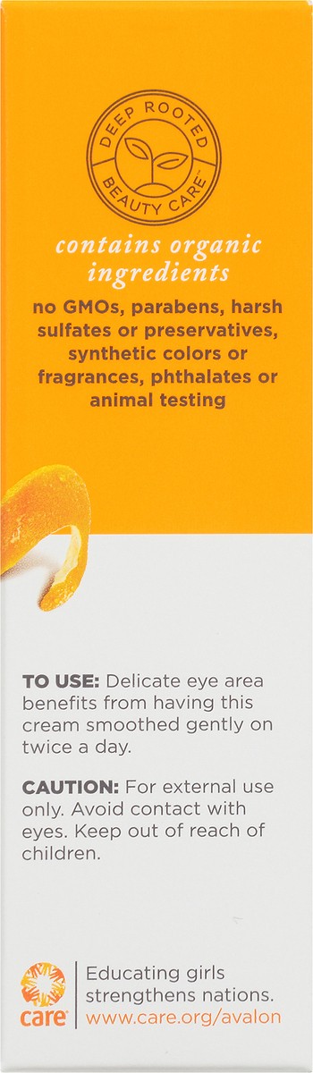 slide 6 of 7, Avalon Organics Intense Defense with Vitamin C Eye Cream 29 gr, 29 gram