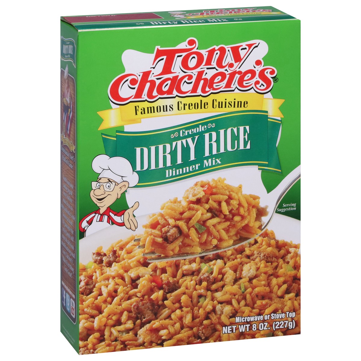 slide 8 of 13, Tony Chachere's Creole Dirty Rice Dinner Mix 8 oz, 8 oz