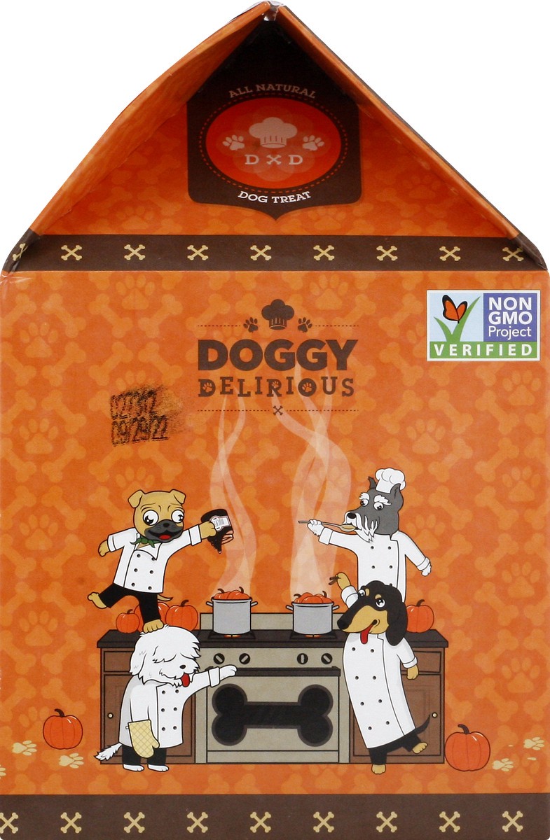 slide 7 of 9, Doggy Delirious Pumpkin Bones Dog Treats 16 oz, 16 oz