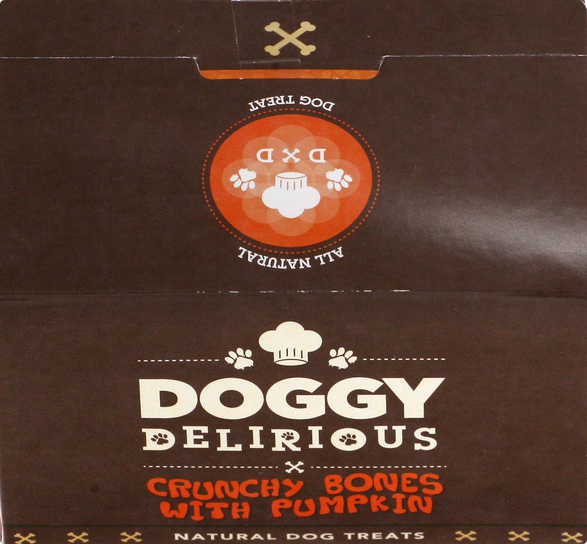 slide 9 of 9, Doggy Delirious Pumpkin Bones Dog Treats 16 oz, 16 oz