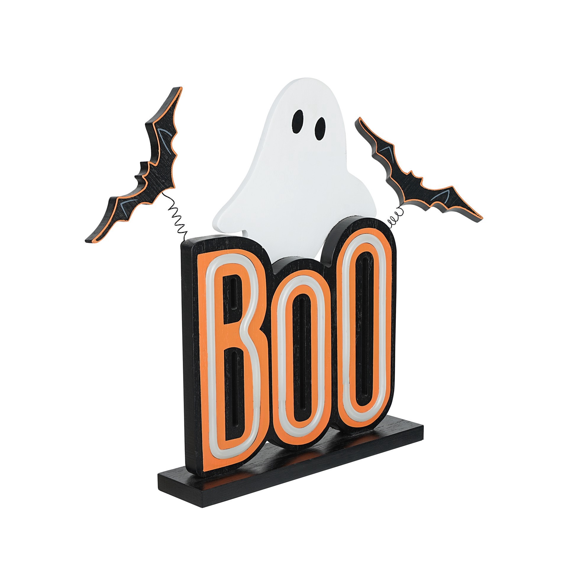 slide 3 of 8, 12.5" Boo Ghost Led Neon Tabletop Sign By Ashland, 5 in x 2 in x 11 in