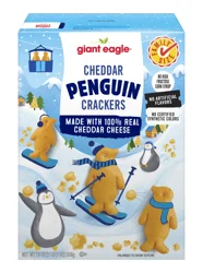 Giant Eagle Cheddar Penguin Crackers, Family Size