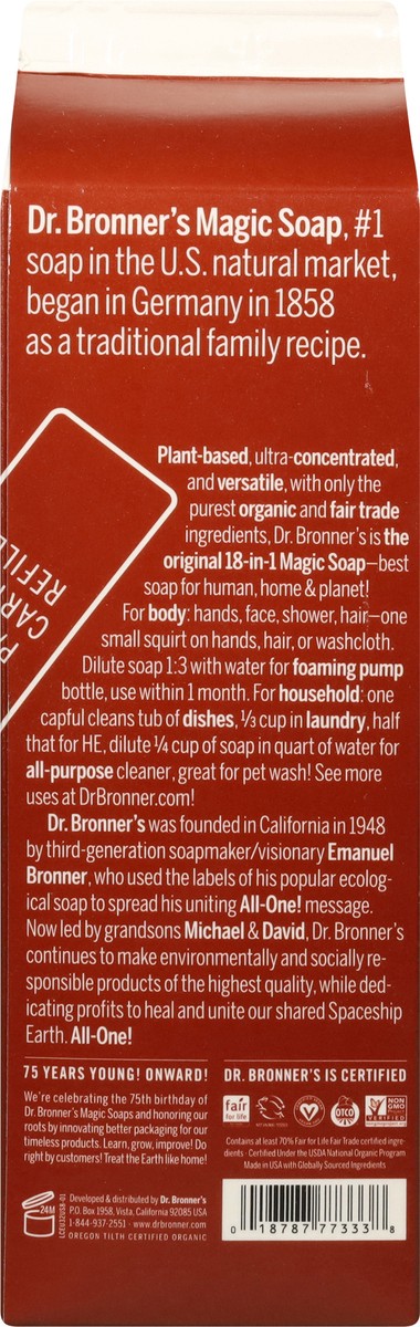 slide 9 of 13, Dr. Bronner's Pure-Castile Soap Refill Carton - Eucalyptus, 32 fl oz