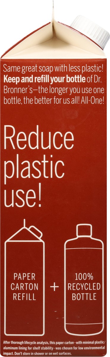 slide 3 of 13, Dr. Bronner's Pure-Castile Soap Refill Carton - Eucalyptus, 32 fl oz