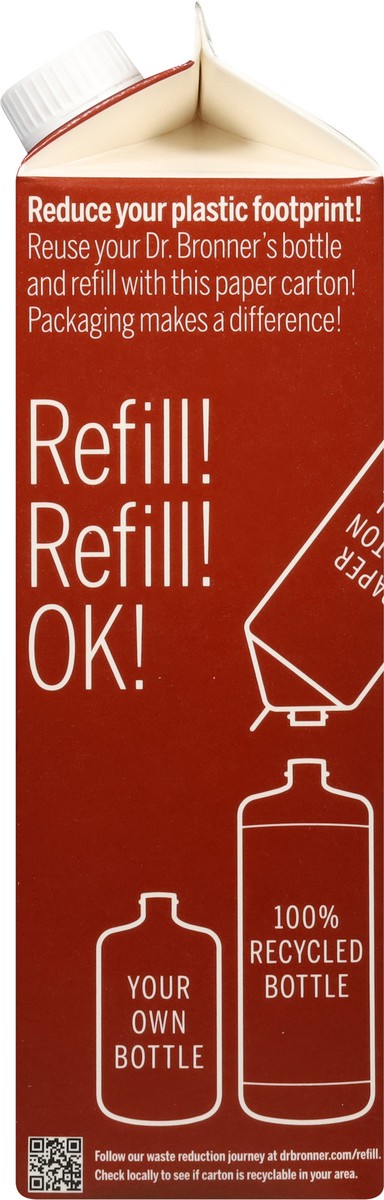 slide 8 of 13, Dr. Bronner's Pure-Castile Soap Refill Carton - Eucalyptus, 32 fl oz