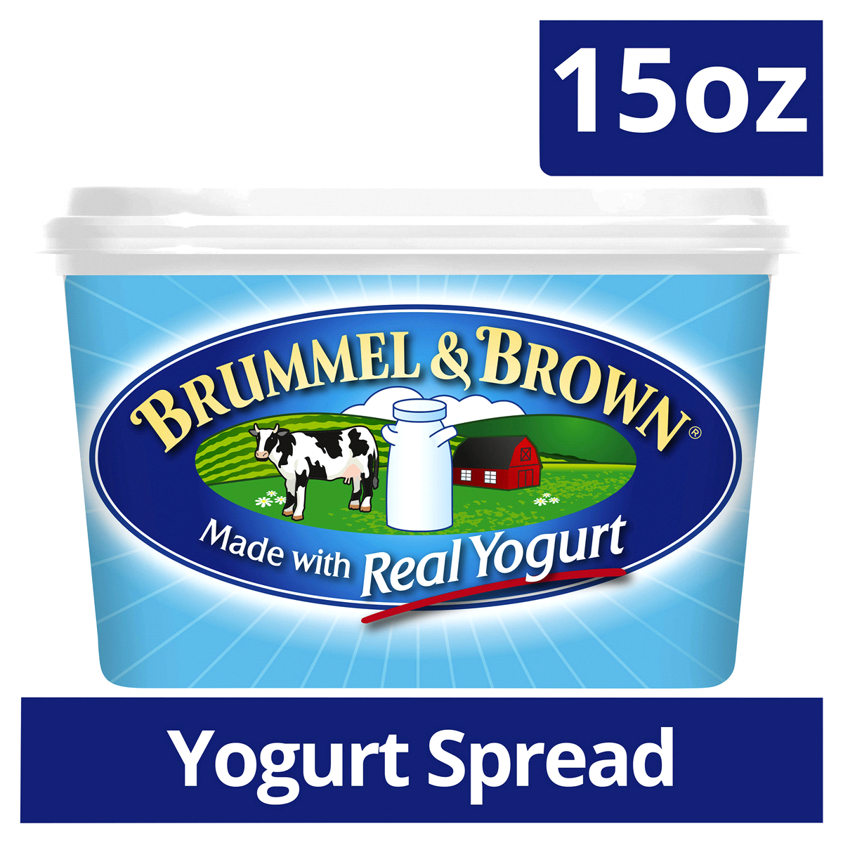 slide 1 of 7, Brummel & Brown Original Buttery Spread With Real Yogurt, 15 oz
