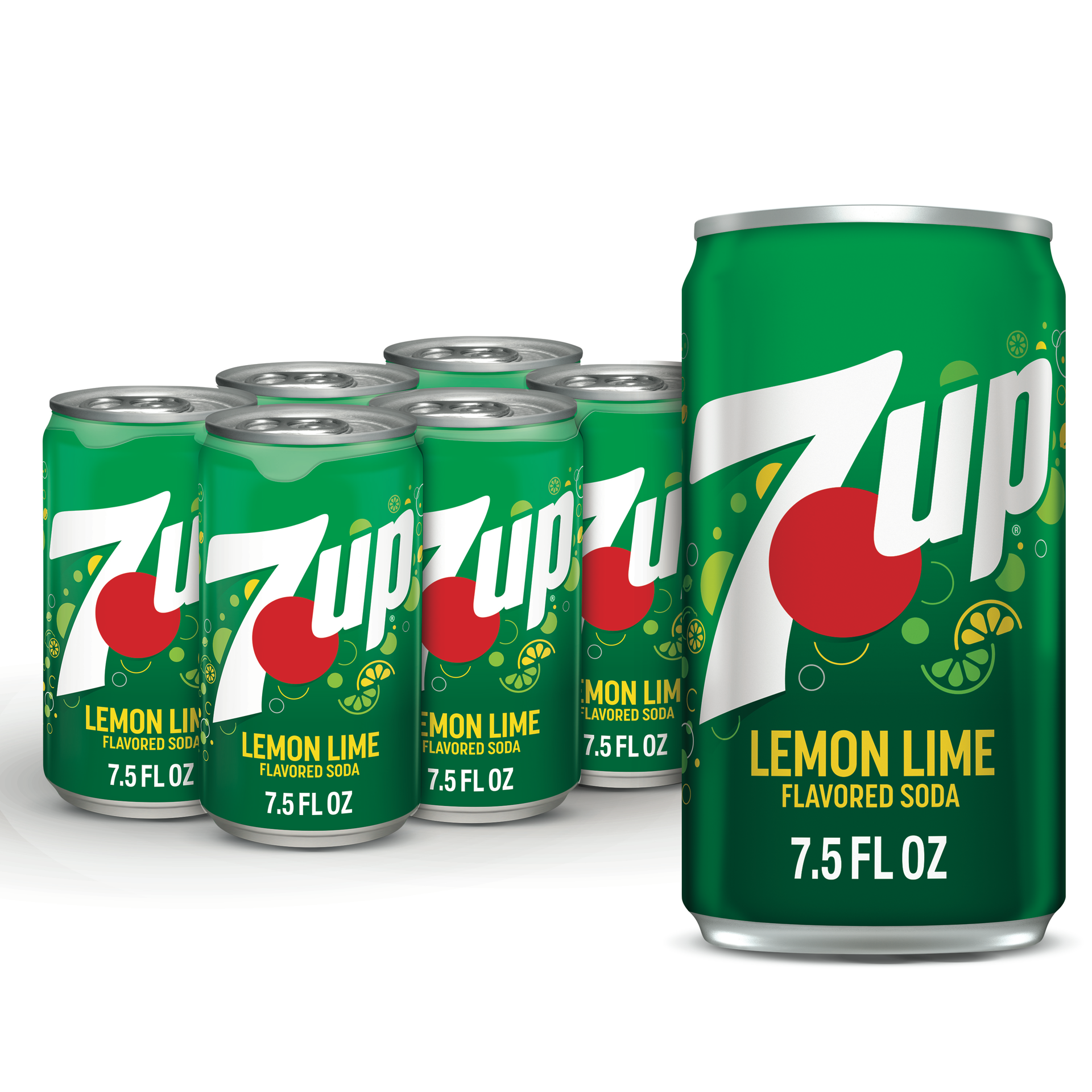 slide 1 of 5, 7UP Seven Up - 6 ct; 7.5 oz, 6 ct; 7.5 oz