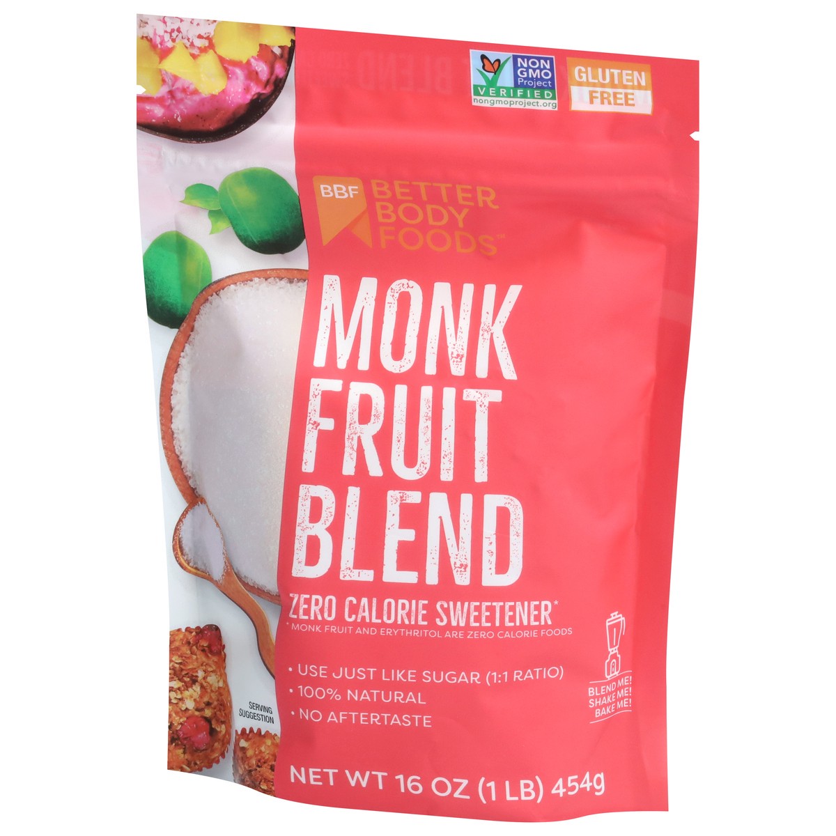 slide 3 of 9, BetterBody Foods Monk Fruit Blend 16 oz, 16 oz