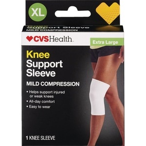 slide 1 of 1, CVS Health Knee Support Sleeve, X-Large, 1 ct