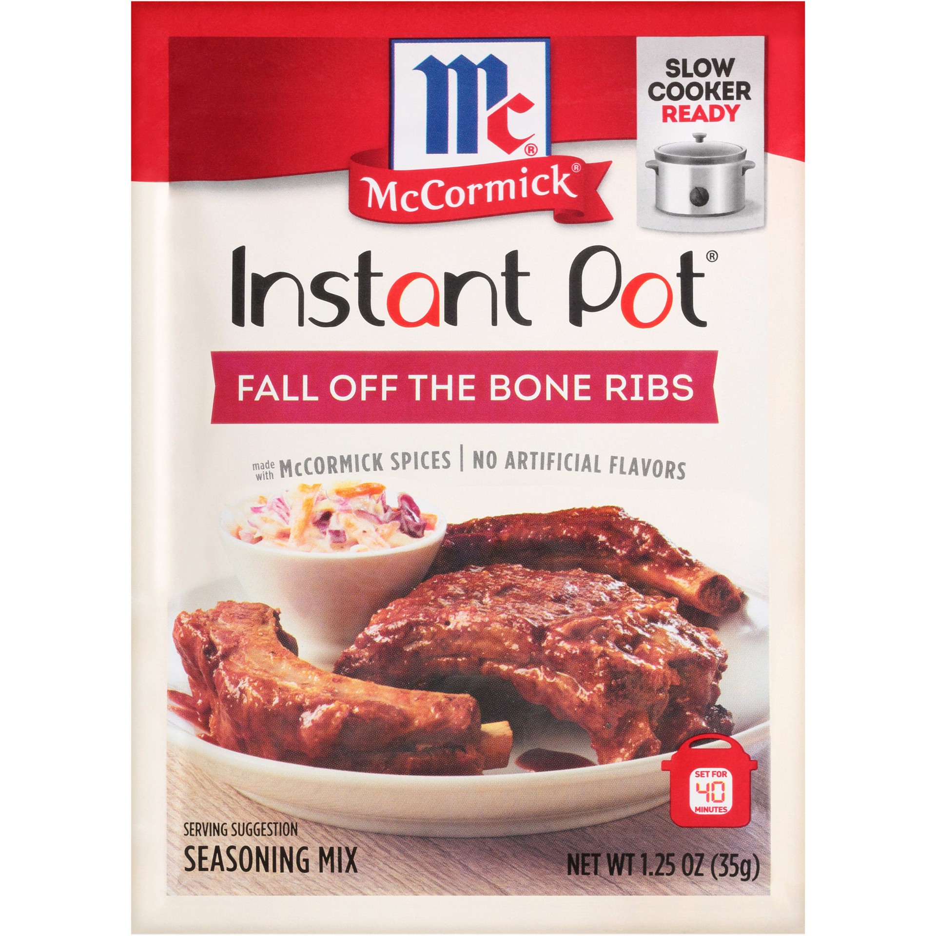 slide 1 of 5, McCormick Ribs Seasoning Mix, 1.25 oz