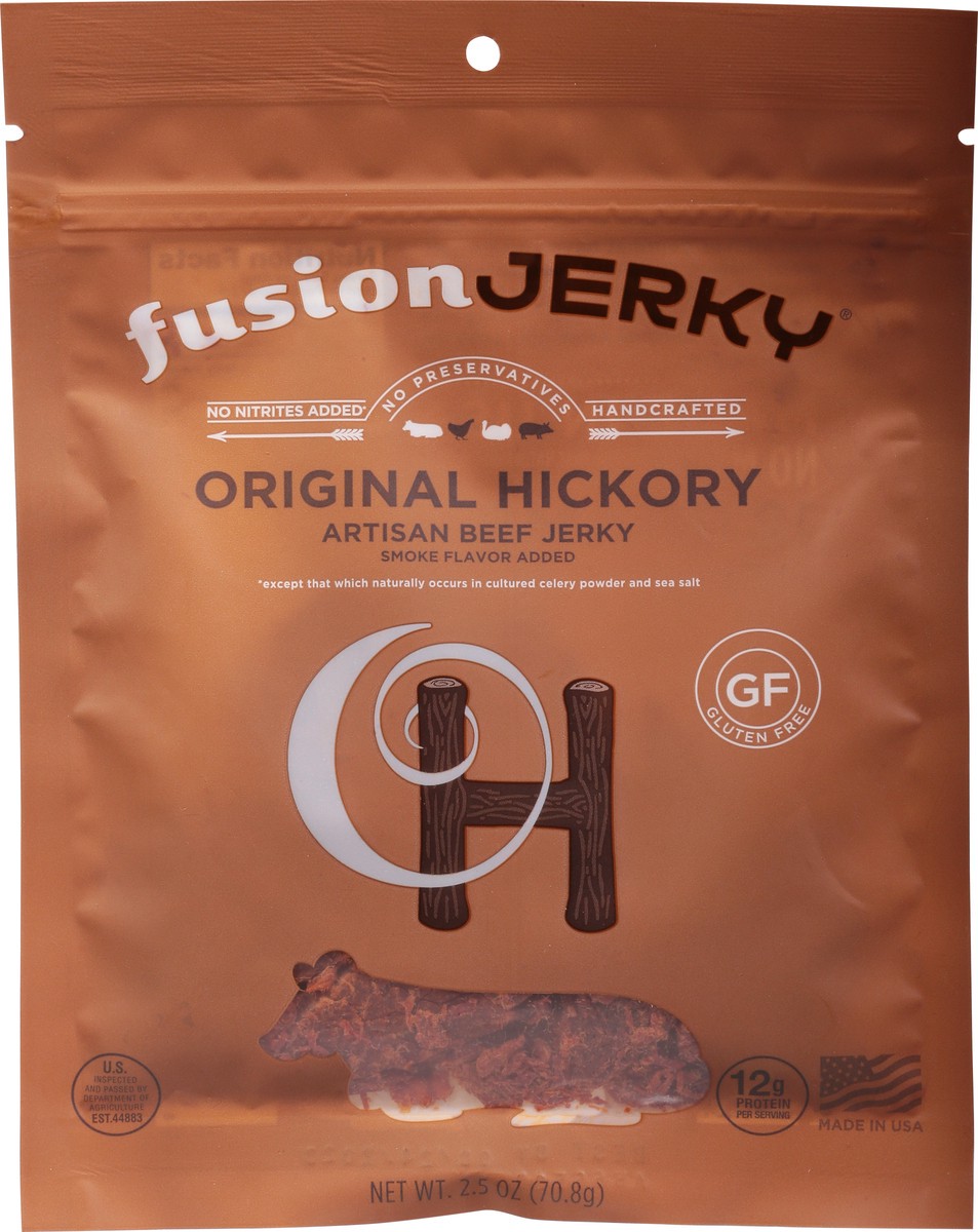 slide 5 of 9, FusionJerky Original Hickory Artisan Beef Jerky 2.5 oz, 2.5 oz