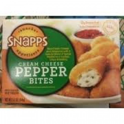 slide 1 of 1, Snapps Cream Cheese Pepper Bites, 18 oz