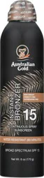 Australian Gold Broad Spectrum SPF 15 Instant Bronzer Continuous Spray Sunscreen 6 oz