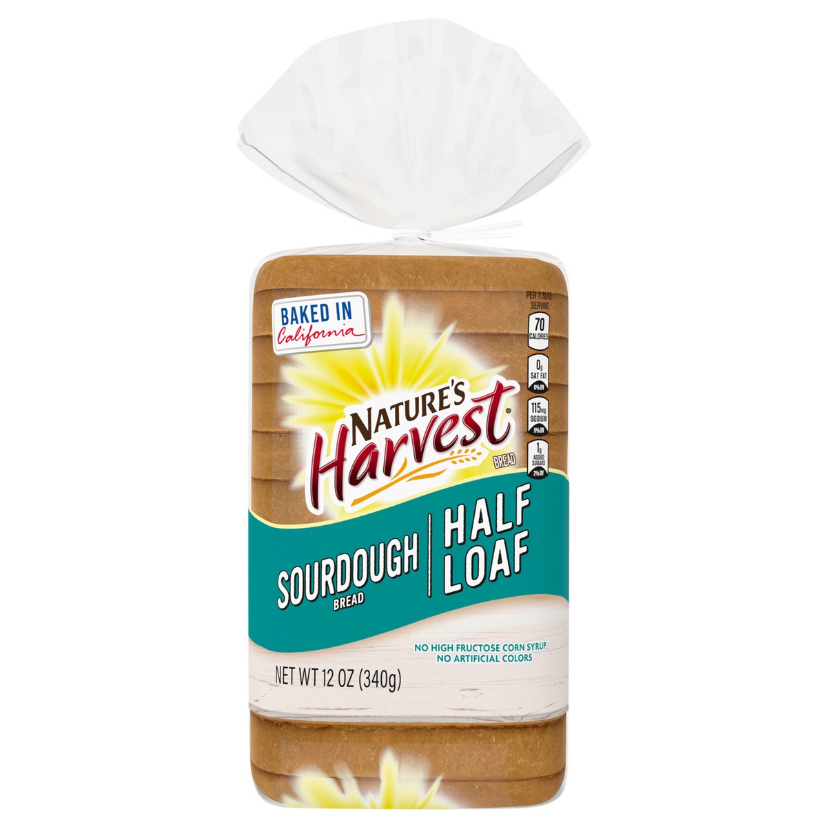 slide 4 of 4, Natures Harvest Half Loaf Sourdough, 12 oz