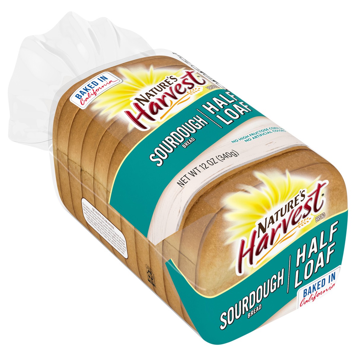 slide 2 of 4, Natures Harvest Half Loaf Sourdough, 12 oz