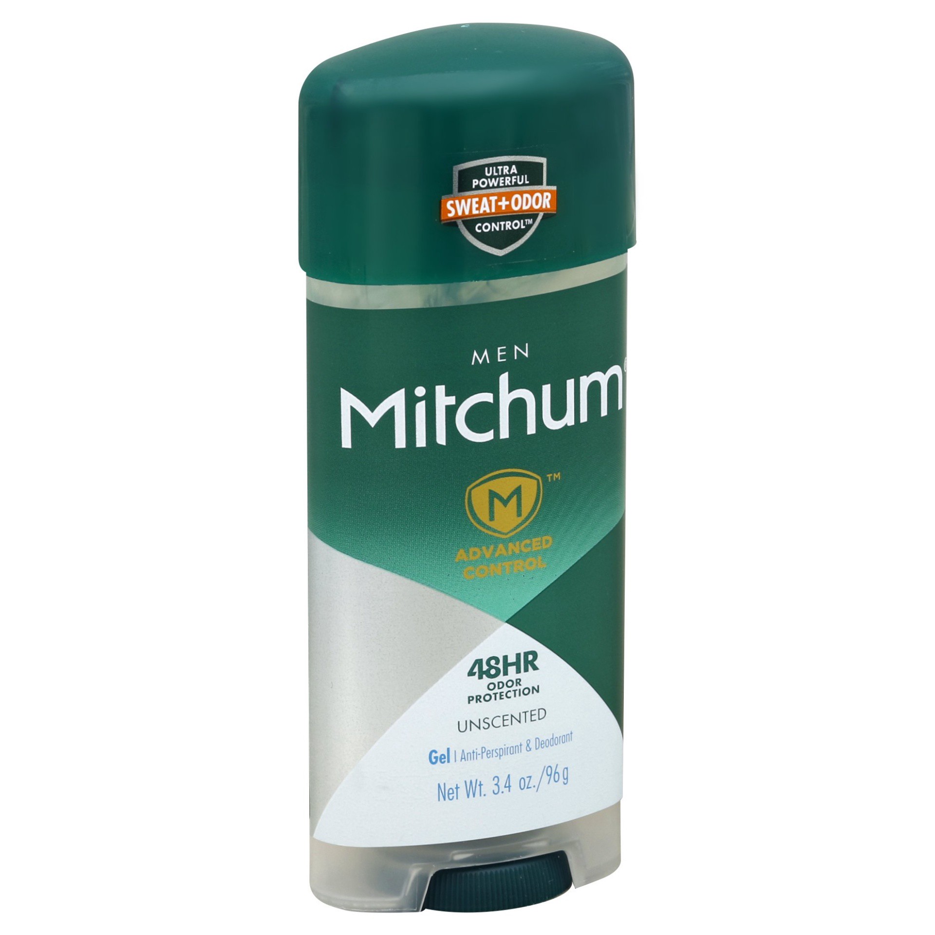 slide 1 of 2, Mitchum Advanced Control Unscented Anti-Perspirant & Deodrant Gel, 3.4 oz